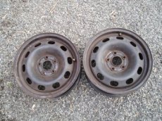 2x 14" plechové disky na VW, ŠKODA nebo SEAT.