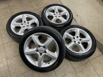 Alu kola R17 OPEL 225/45R17, letní pneu 7mm,5x110