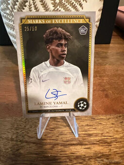 2023-24 Topps Stadium Chrome – LAMINE YAMAL – Známky dokonal - 1
