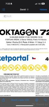 oktagon 72 plocha rad 8