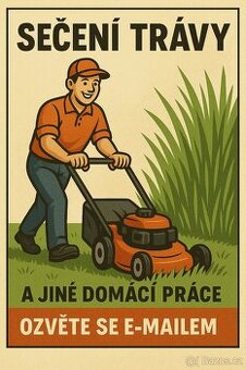sekání trávy a jiné pomocné práce