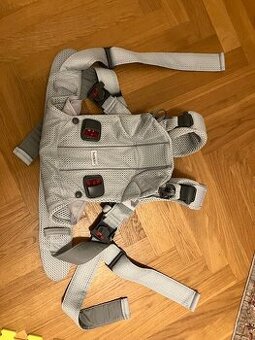 BabyBjörn nosítko Harmony 3D Mesh - Stříbrné