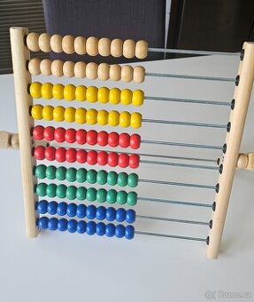 Dřevěné počítadlo Ikea - 1