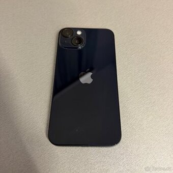 iPhone 14 128GB černý, pěkný stav, 12 měsíců záruka