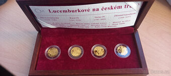 SADA MEDAILÍ LUCEMBURKOVÉ NA ČESKÉM TRŮNĚ , Au 999/12,4 g