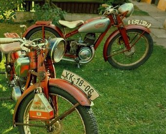 Jawa 175 Villiers + Jawa 250 Special - pekne stodolovky