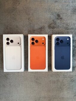 iPhone 17 Pro MAX 256GB oranžový, modrý a stříbrný, 2r. zár.