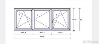 Nové plastové okno