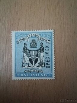 Velká Británie --- British Central Africa SPECIMEN
