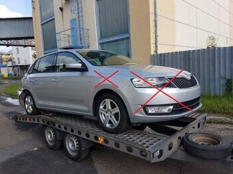 Škoda Rapid Spaceback stříbrný, 1,2 TSi 77 kW - ND z vozu
