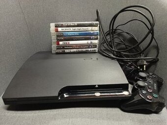 Ps3, 2x Joystick, Hry