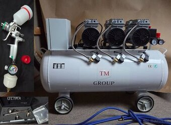 prodám BEZOLEJOVÝ KOMPRESOR a 2 PISTOLE