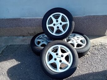 Alu kola Titan 4x100 s letními pneu 165/65/R13