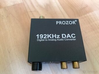 Digital-analog audio převodník PROZOR 192kHz DAC