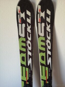 lyže Stockli 130cm TEAM SXJ pro začínající mladé závodníky