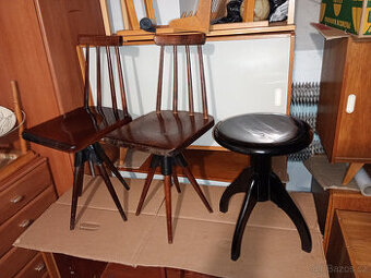 Židle jídelní / pokojové otočné 60tky,Brusel