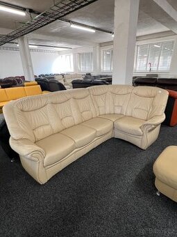 Sedací souprava rohová - kůže