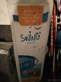 Bazén Swing 3,66 x 0,84m písková filtrace+schůdky