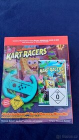 Ovladač-volant Nintendo Switch + Nickelodeon Kart Racers hra