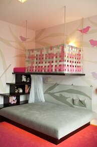 Prodám designový dětský pokojíček - postel a kapsáře - 1