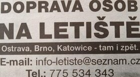 Doprava osob na Letiště.