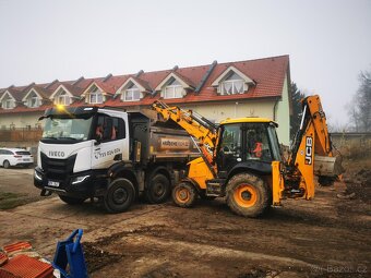 Přeprava, doprava, sklápěč 8x4, zemní práce traktorbagr