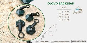 Olovo Back-lead se závěskou 20-50g