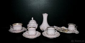 Poptávám růžový porcelán s dekorem Lenka