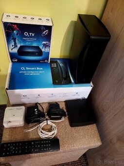 Prodám 02tv box + O2 smart box wi-fi