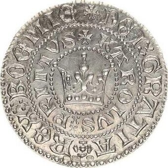 Karel IV., pražský groš,novoražba, signatura V.Š,Ag 925/1000