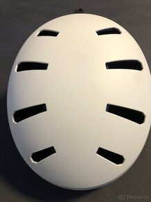 nova lyzarska helma dope, bila, 59-62cm