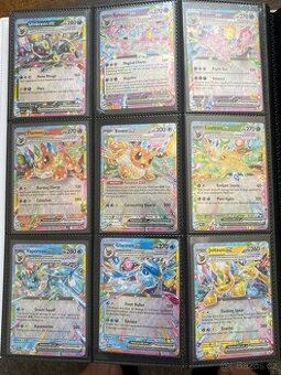 🃏 Pokémon karty – Eevee EX evoluce – Prismatic Evolution 🔥
