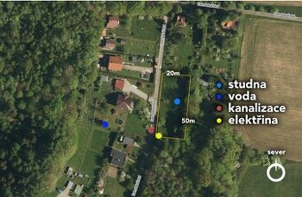 Pozemek 1038 m² s chatkou – Těrlicko, Hradiště pod Babí horo