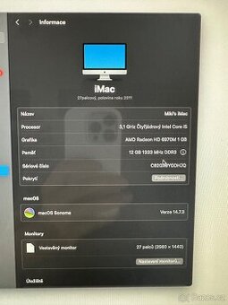 iMac 27 “ palců