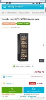 Vinotéka Haire/-15.000 kč sleva/zaruka/servis