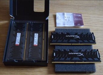 Kingston HyperX Predator RGB DDR4,32GB,3200MHz, latency CL16