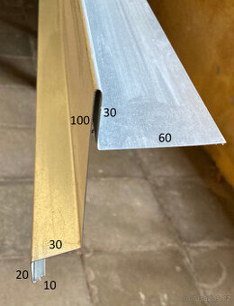 Závětrná lišta RŠ 250mm, pozink