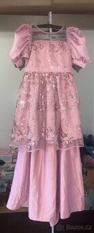 Dětské šaty pro princezny vel. 10 let (2 v 1)