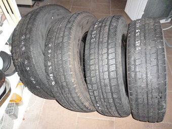 4x zátěžové zimní pneu hankook 215 75 16c ,7mm za 2400kč