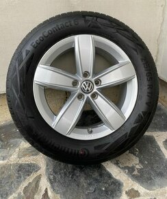 Originální Alu kola 5x112 VW Tiguan 215/65/17 90% VZOREK