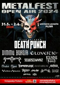 Metalfest Plzeň 1x vstupenka