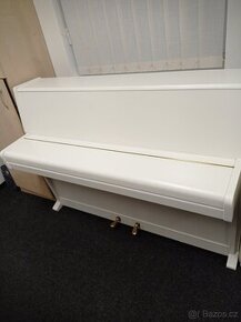 Bílé piano, pianino, klavír Petrof-Forster - 1