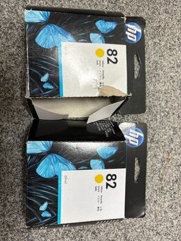 inkoust HP 82 / C4913A - mám 2ks expirace 2022 a 2019