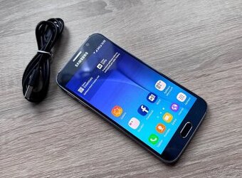 Samsung Galaxy S6 64gb modro-černý, pěkný stav.
