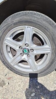 Alu ráfky R14 6J ET35 (5x100) + pneu 165/70