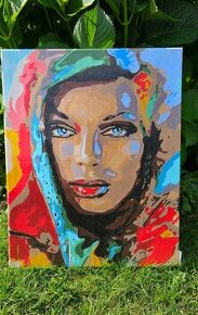 Obraz 40x50 cm,akrylové barvy na plátně - 1