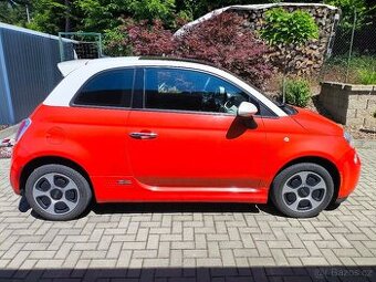 Fiat 500e elektro, El střecha