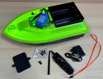 Zavážecí loďka s GPS, baterie 12000mAh - JEDNORUČNÍ OVLADAČ