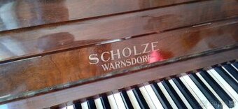 Klavír SCHOLZE WARNSDORF rarita pro sběratele