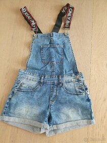 Laclové džínové kraťasy - vel. S